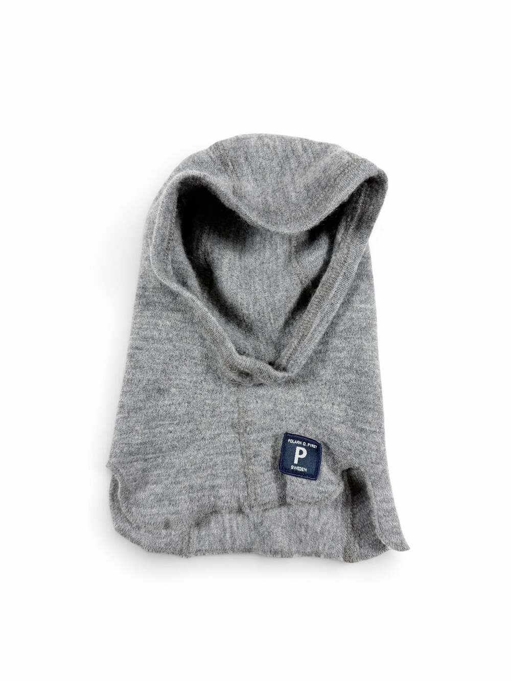 Copied - Polarn O. Pyret Merino Wool Balaclava Hood Hat Gray 2-4 Years 52/54